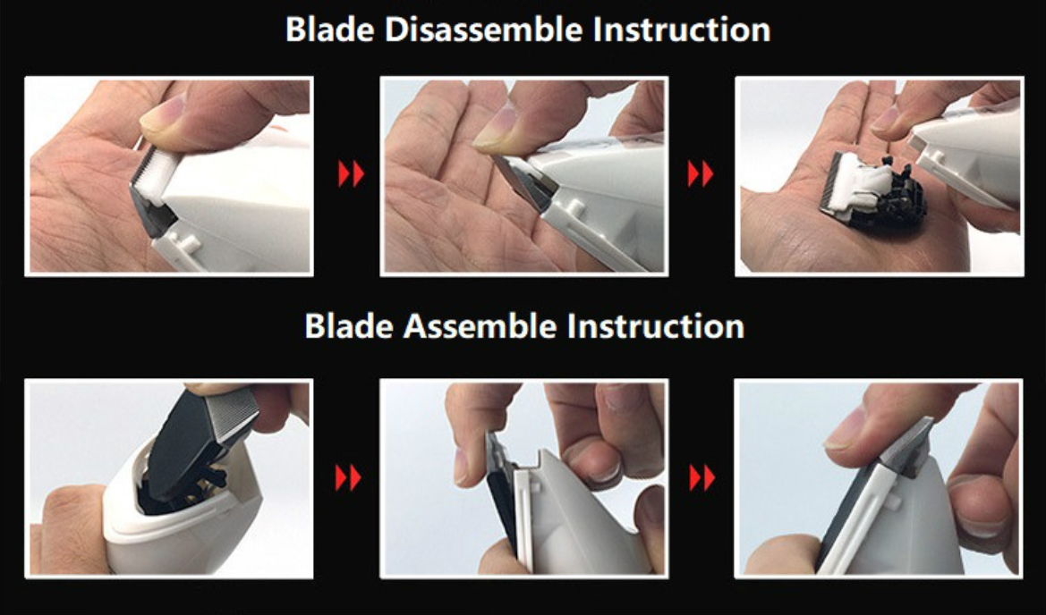 A60 USB কর্ডলেস পোষা ক্লিপার