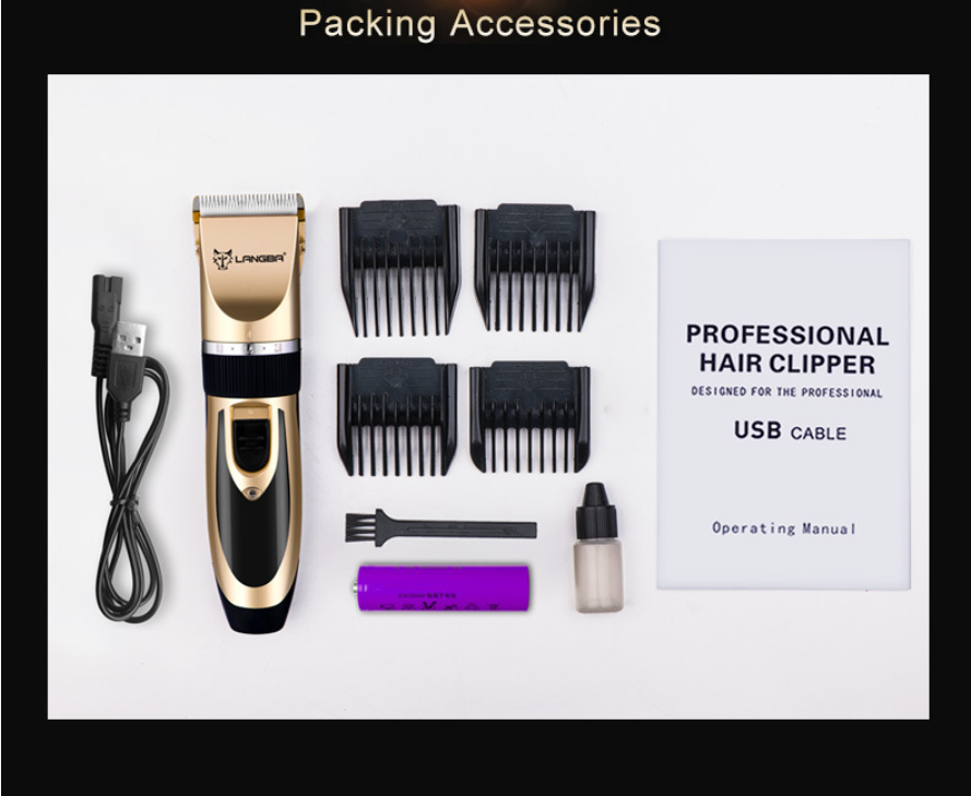 D88 কর্ডলেস পোষা গ্রুমিং ক্লিপার