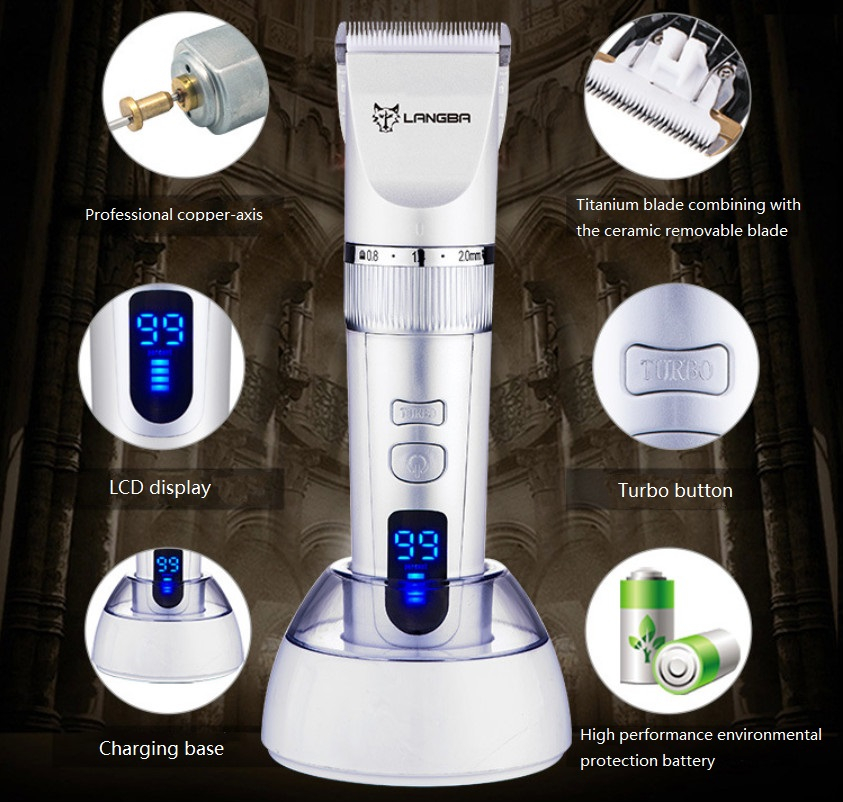 P67 কর্ডলেস পোষা ক্লিপার