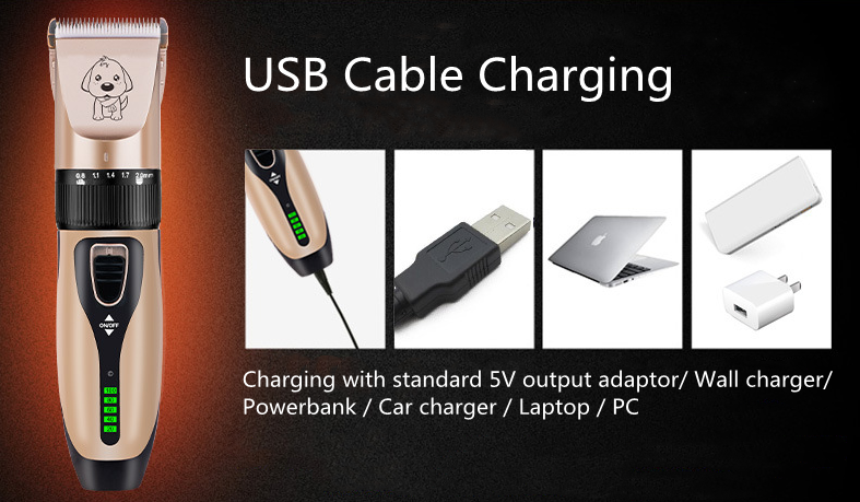 C28 USB কর্ডলেস পোষা ক্লিপার