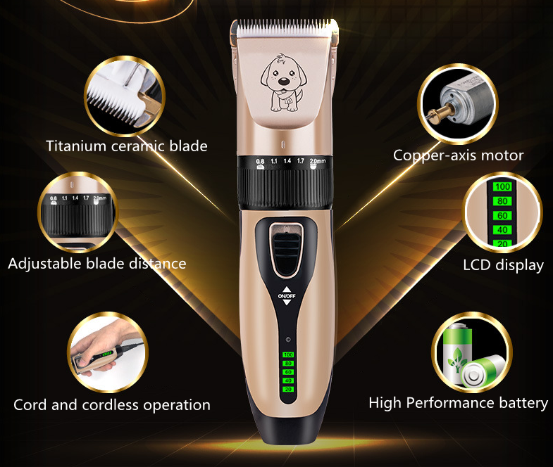 C28 USB কর্ডলেস পোষা ক্লিপার